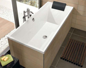 Квариловая ванна Villeroy & Boch Squaro, 170х75, белый