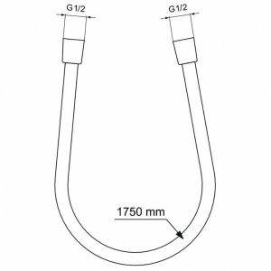 Душевой шланг Ideal Standard Idealrain BE175XG