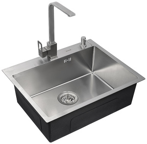 Кухонная мойка Avina Zepein ZP6048 с коландером и дозатором
