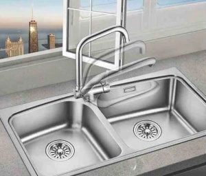 Смеситель для кухонной мойки Ledeme L4798 для установки перед окном