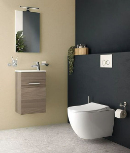 Подвесной унитаз Vitra Mia Round SmoothFlush 7510B003-0075+110-003-019