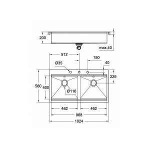 Кухонная мойка Grohe K800 31585SD1