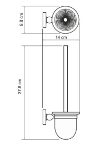 Ершик для унитаза Wasserkraft Nau K-7727