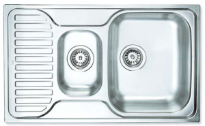 Кухонная мойка TEKA Princess 1 1/2B 1/2D (+61001169+PA330/PA133), 80х50, микротекстура