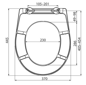 Крышка-сиденье AlcaPlast A604-BL-01 Soft close