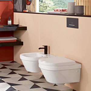 Подвесной унитаз Villeroy&Boch Architectura 4694HR01 безободковый с сиденьем Soft Close