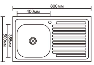 Кухонная мойка Ledeme L98050
