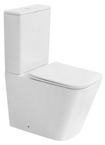 Напольный унитаз Abber Rechteck AC1210TMW, белый