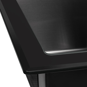 Кухонная мойка Arfeka Eco AR 50 GS Black Glass Black PVD Nano