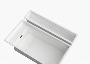 Корзина для кухонной мойки Omoikiri DRY-03 PRO WH встраиваемая