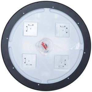 Зеркало Aquanet Тренд D 60 / 70 / 80 / 90 Led черный, 61х61/черный