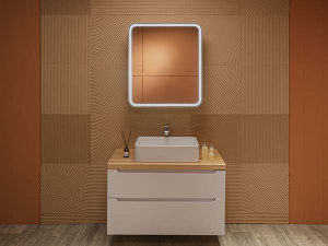 Шкаф-зеркало Silver Mirrors Фиджи Flip 70 ИК бесконтактный сенсор