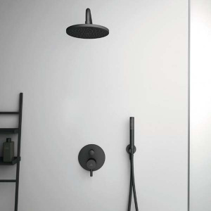 Верхний душ Ideal Standard IdealRain Black BD140XG / A5803XG, 20х20, черный
