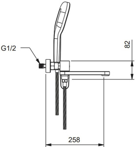 Смеситель для ванны Gappo G3210-9