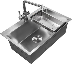 Кухонная мойка Avina HM7048 с коландером и дозатором