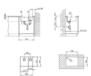 Кухонная мойка TEKA BE LINEA RS15 2B 580