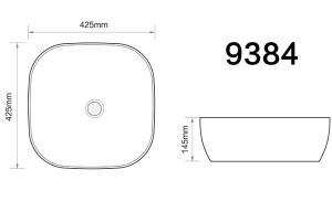 Умывальник Axus 9384