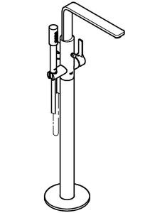 Смеситель для ванны Grohe Lineare 23792001 / 23792DC1, хром