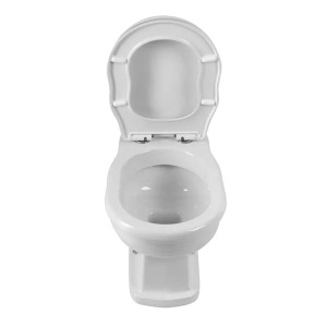 Приставной унитаз BelBagno Boheme горизонтальный выпуск, белый