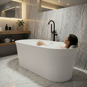 Ванна из искусственного камня Roxen Adel 200200-1575 Corian® Solid Surface