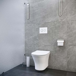 Подвесной унитаз Cerutti Bernina Aria CT7191 безободковый с крышкой SoftClose