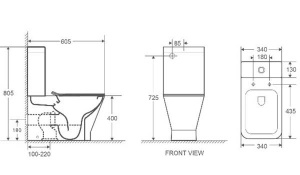 Напольный унитаз WeltWasser Rotbach 001 GL-WT