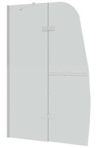 Душевая шторка на ванну Grossman GR-102 / GR-102/1 / GR-102/2, 100х150, прозрачный