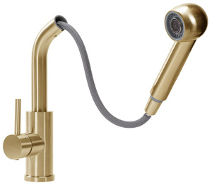 Смеситель для кухонной мойки Rea Troy gold matt REA-B6302