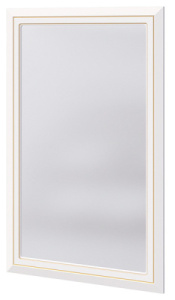 Зеркало Caprigo Metropol 70 13730, 70х110, белый матовый