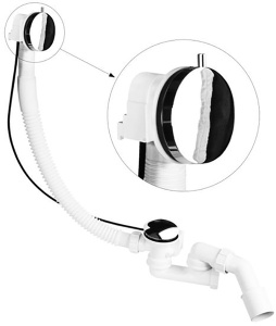 Сифон для ванны McAlpine Slim MP31SSF-CBR-1M