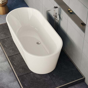 Акриловая ванна Vitra Geo отдельностоящая, 180х80
