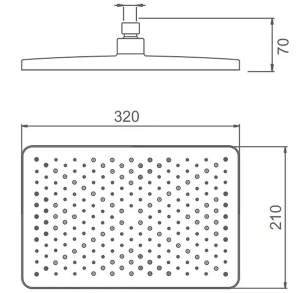 Верхний душ Splenka S451.52.06