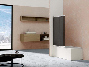 Душевая шторка на ванну Vincea VSB-1E100CG, 100х145, тонированный