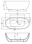 Акриловая ванна Vincea VBT-405-1700MW