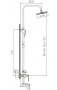 Душевая стойка Haiba HB24548-8