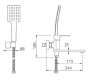 Смеситель для ванны Gappo G3283