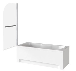 Душевая шторка на ванну Good Door SCREEN H-HT-80-C-CH, 80х140, прозрачный