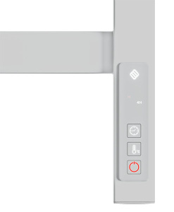 Полотенцесушитель Terminus КС Сицилия электро quick touch белый матовый, 45х60 6 перекладин встроенный диммер quick touch