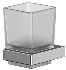 Стакан Whitecross Cubo CU2430CR / CU2430NIB, матовый, хром