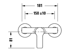 Смеситель для душа Duravit A.1 A14230000010