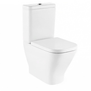 Напольный унитаз Roca Gap Clean Rim 600 безободковый, белый
