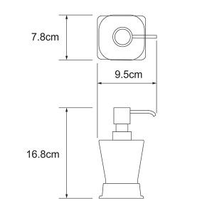 Дозатор для моющих средств Wasserkraft Amper K-5499
