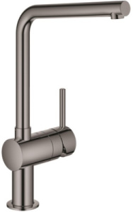 Смеситель для кухонной мойки Grohe Minta 31375A00 / 31375AL0, темный графит глянец