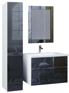 Зеркало 1Marka Glass Black stone