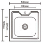 Кухонная мойка Ledeme L75050