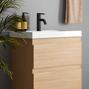 Умывальник Belux Бостон 400 / 500 / 600 / 700 / 800 / 900 белый матовый Solid Surface, 40х30