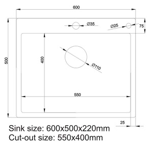 Кухонная мойка Stellar S6050NB-S1
