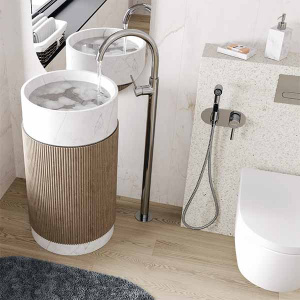 Смеситель для ванны Wasserkraft Main 4153 напольный