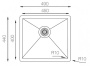 Кухонная мойка Zorg ZRN 4944 Nano