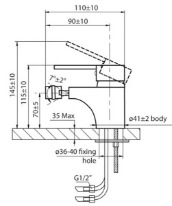 Смеситель для биде Ahti Satakunta SK501001